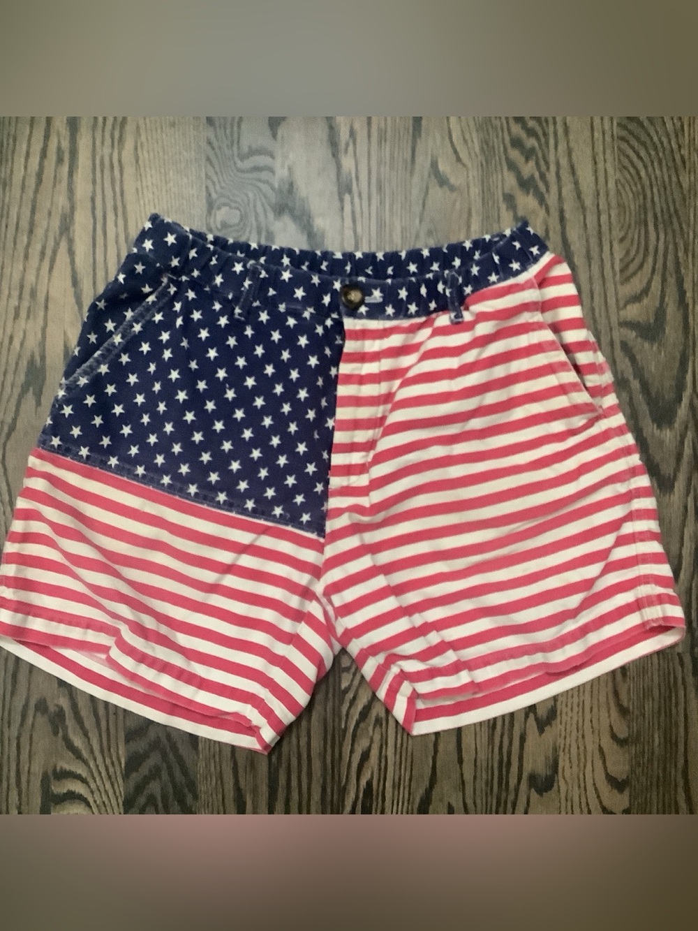 Chubbies Shorts Mens The Americas USA Flag Size Small